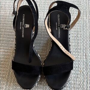 Black and Tan Women's Sandals